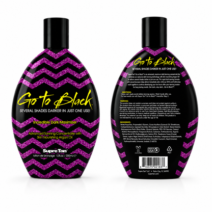 Supre Tan Go To Black – Advanced Dark Tanning